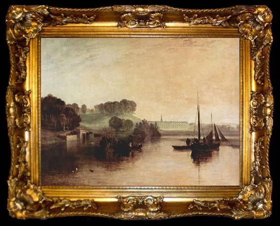 framed  Joseph Mallord William Turner Pethworth Sussex, Wohnsitz des Earl of Egremont, Taufrischer Morgen, ta009-2